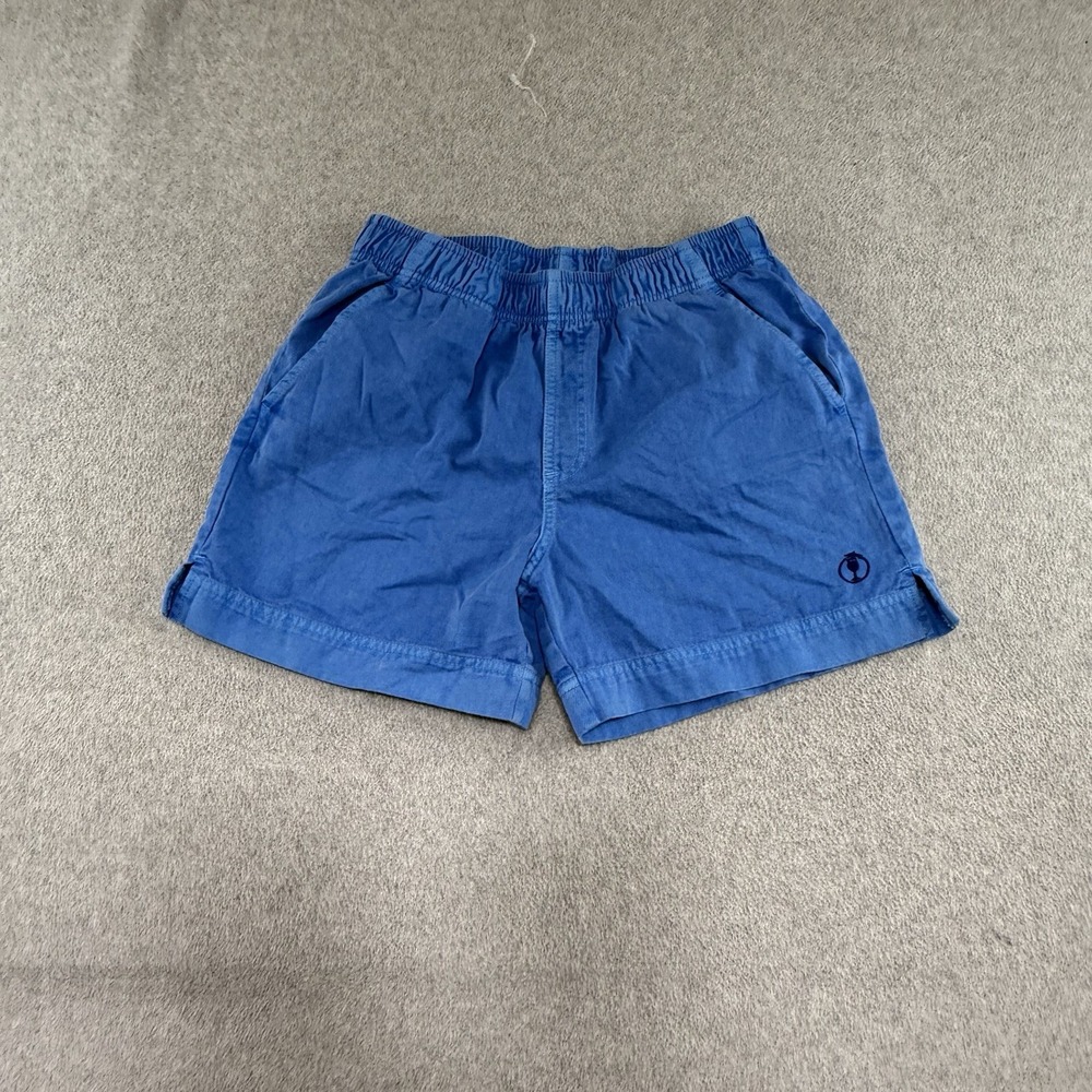Crazy Shirts Hawaii Shorts Men's M Blue Shoreline  Dyed Twill 5" Summer NWT NEW